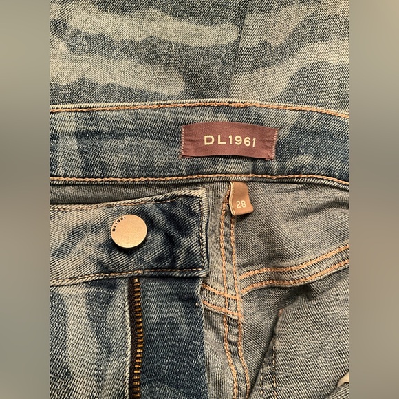 DL 1961 SAHARA Farrow Cropped High Rise Skinny Jeans 28 - Picture 9 of 13